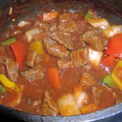 Mexican Style Beef in Sauce