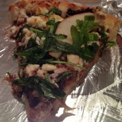 Eggplant, Pesto, and Goat-Cheese Pizza