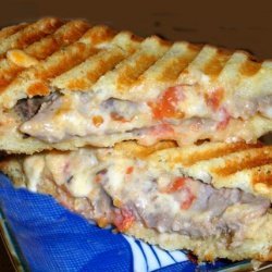 Roast Beef Sandwich With Green Chilies and Cheese
