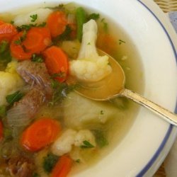 Mom's Vegetable Soup With Chicken or Beef(German Gemuse Suppe)