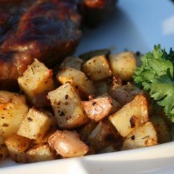 Oven Roasted Barbecue Potatoes