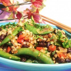 Rice and Colorful Vegetables