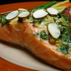 Salmon With Cilantro Pesto