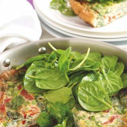 Pea and Spinach Frittata