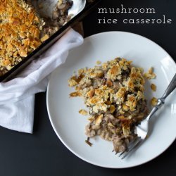 Brown & Wild Rice Mushroom Casserole