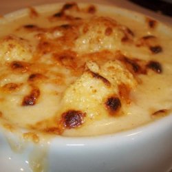 Baked Cauliflower Cheese Soup