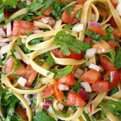 Fettuccine and Tomatoes