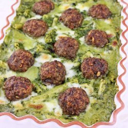 Baked Meatballs and Pasta