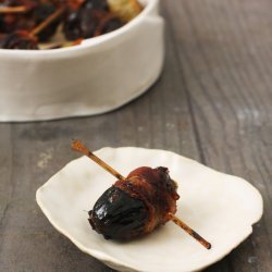 Dates and Olives Wrapped in Bacon