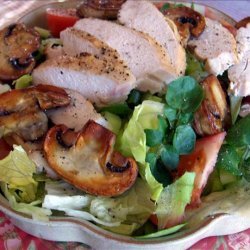 Chicken Salad With Sauteed Mushrooms