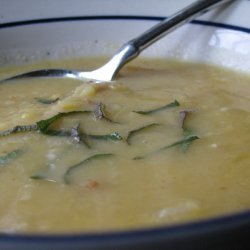 Yellow Pea and Bacon Soup