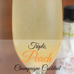 Peaches in Champagne
