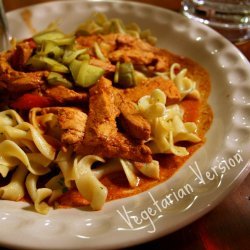 Chicken Paprika With Egg Noodles