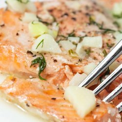 Baked Salmon With White Wine