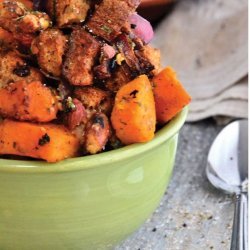 Sweet Potatoes With Raisins and Cinnamon