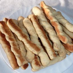 Peppery Cheese Breadsticks