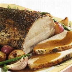 Savory Herb Pork Roast with Gravy