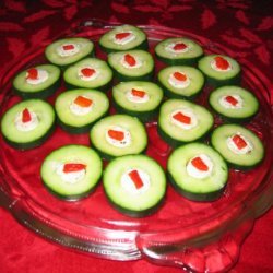 Stuffed Cucumber Slices