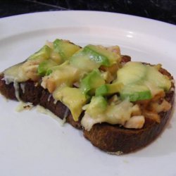 Chicken, Cheese, and Avocado on Rye