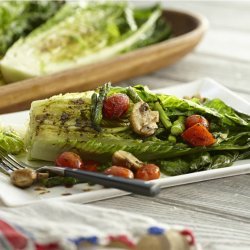 Romaine Salad with Grilled Vegetables