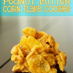 No Bake Peanut Butter Cookies W/ Corn Flakes