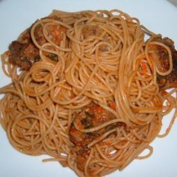 Bobby Flay's Spaghetti and Meat Balls With Tomato Sauce