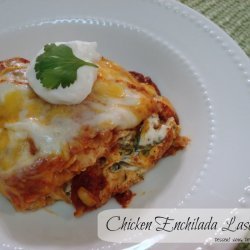 Chicken Enchilada Lasagna