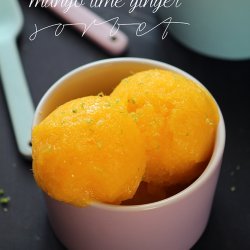 Mango-Lime Sorbet