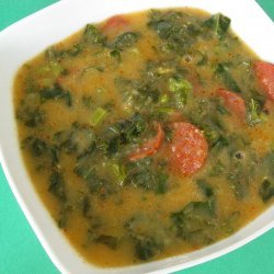 Portuguese Kale Soup (Caldo Verde)