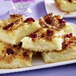 Pear and Cranberry Squares
