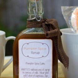 Pumpkin Spice Syrup for Lattes