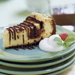 Chocolate-Coffee Cheesecake With Mocha Sauce