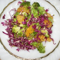 Broccoli and Red Cabbage Salad