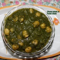Spinach and Chick Pea Curry