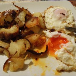 Eggs in Potato Jackets