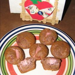 Mini Strawberry Surprise Muffins