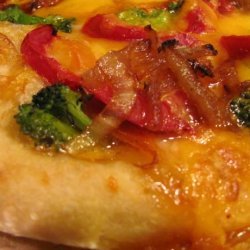 Thai Chicken Pizza With Sweet Chili Sauce
