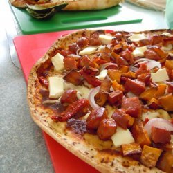 Pumpkin and Chorizo Pizza