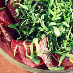 Roasted Beets With Cumin and Mint