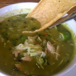 Pozole Verde (Mexican Hominy and Chicken)