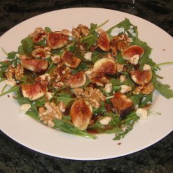 Spinach Salad With Figs and Warm Bacon Dressing