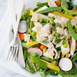 Spring Salad With Roast Chicken
