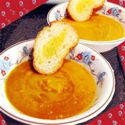 Sweet and Spicy Pumpkin Soup