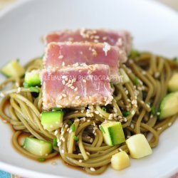 Seared Tuna With Soba Noodles