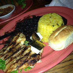 Jerk Chicken With Rice and Black Beans