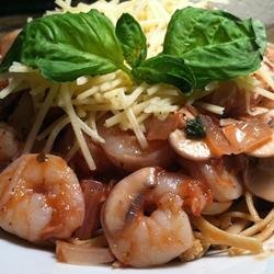 Shrimp Pasta with Tomato Basil Sauce