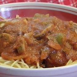 Easy Italian Sausage Spaghetti