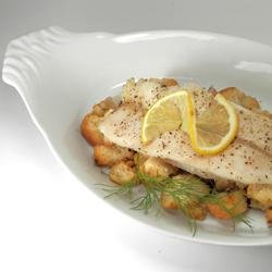 Oven Roasted Trout with Lemon Dill Stuffing