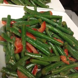 Green Beans and Tomato Dish
