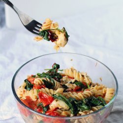 Spinach and Red Pepper Salad